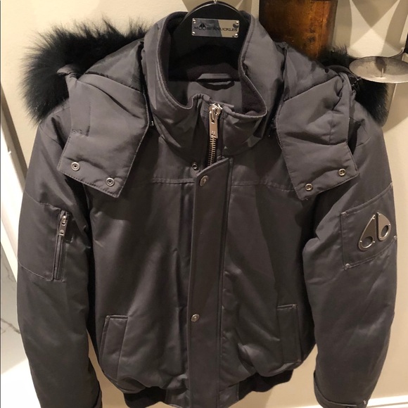Grey moose knuckle jacket Size:M - Picture 4 of 8